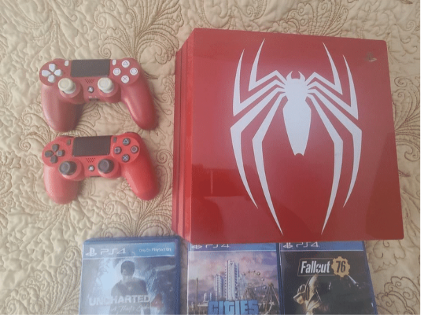 Newest Sony Playstation 4 Slim 1TB SSD Console - Marvel's Spider-Man PS4 Bundle with DualShock-4