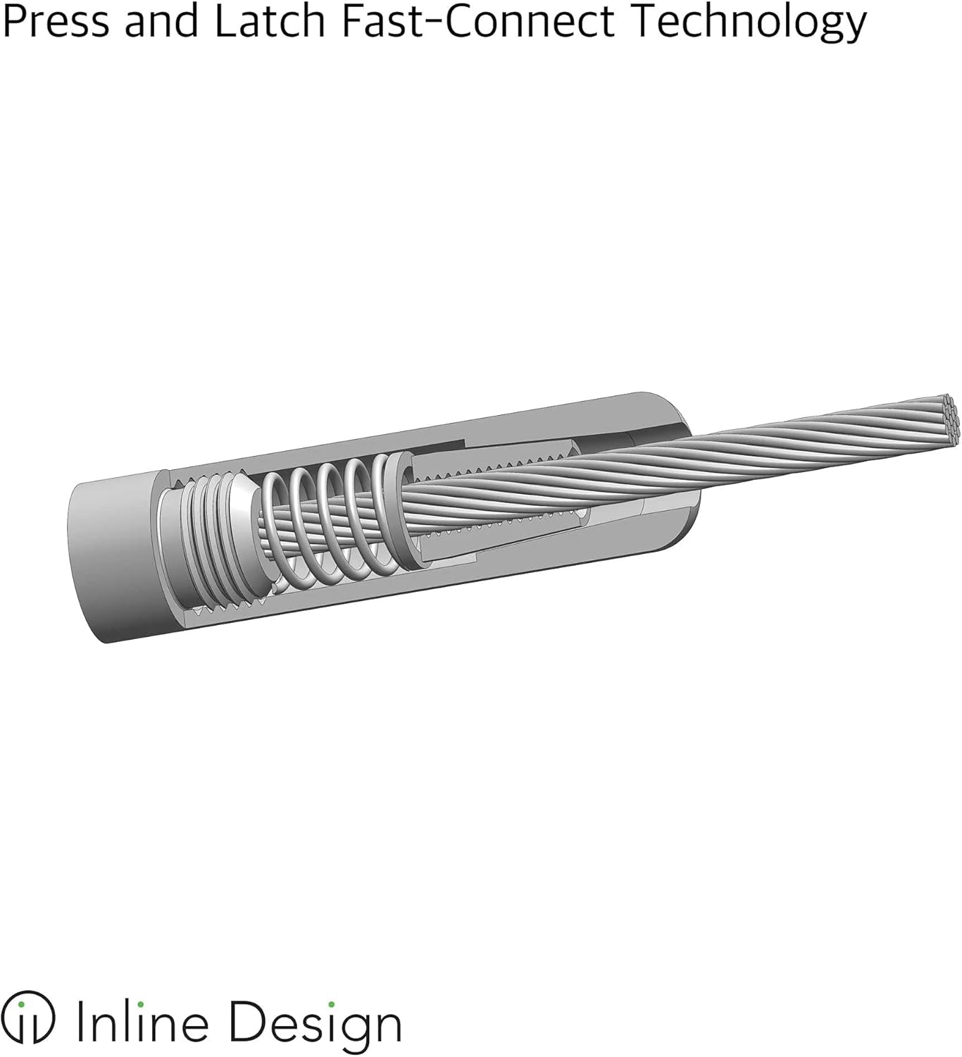 Heavy Duty Stainless Steel 316 Cable Railing Square Surface Mount Post Kit 36 Middle