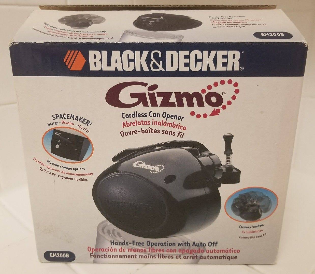 Black u0026 Decker GC200B Gizmo Electric Can Opener, Black