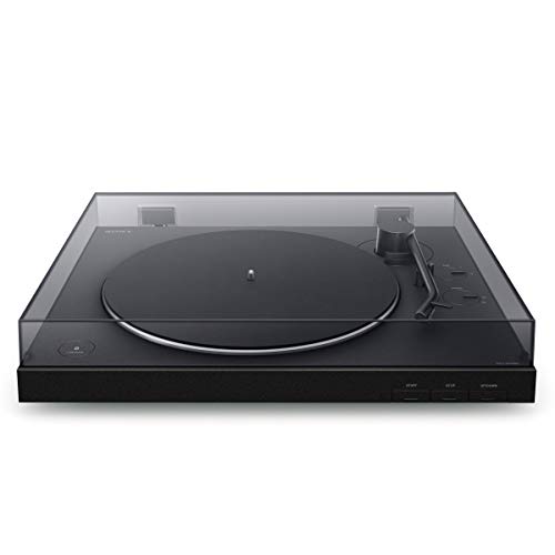 Sony PS-LX310BT Belt Drive Turntable: Fully Automatic Wireless Vinyl Record Player with Bluetooth and USB Output Black