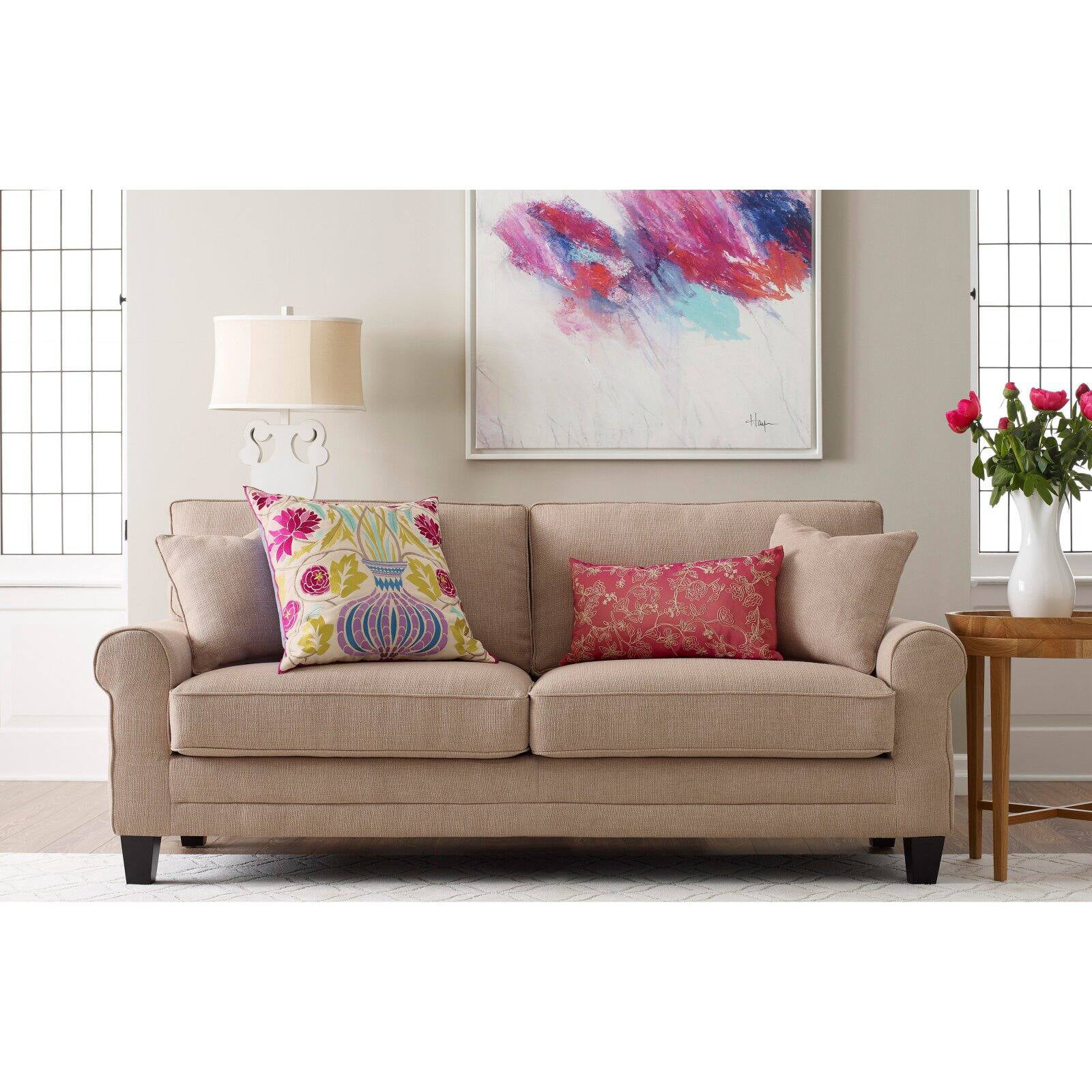 Serta Copenhagen 73" Sofa in Brown - Curated Treasures Market