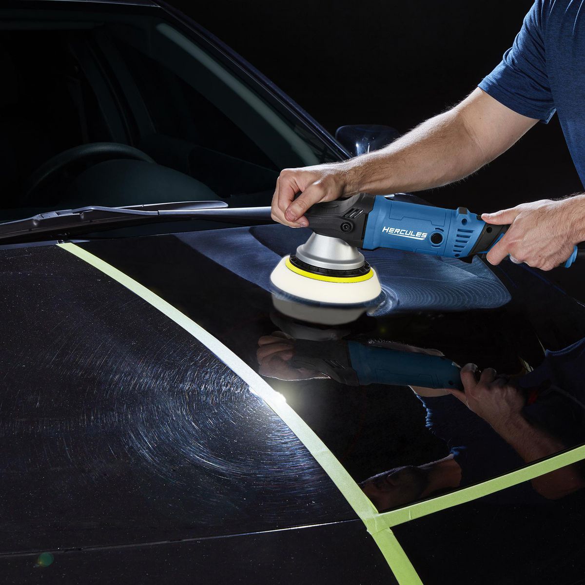 HERCULES 8 Amp, 6 in. Forced-Rotation Dual-Action Polisher
