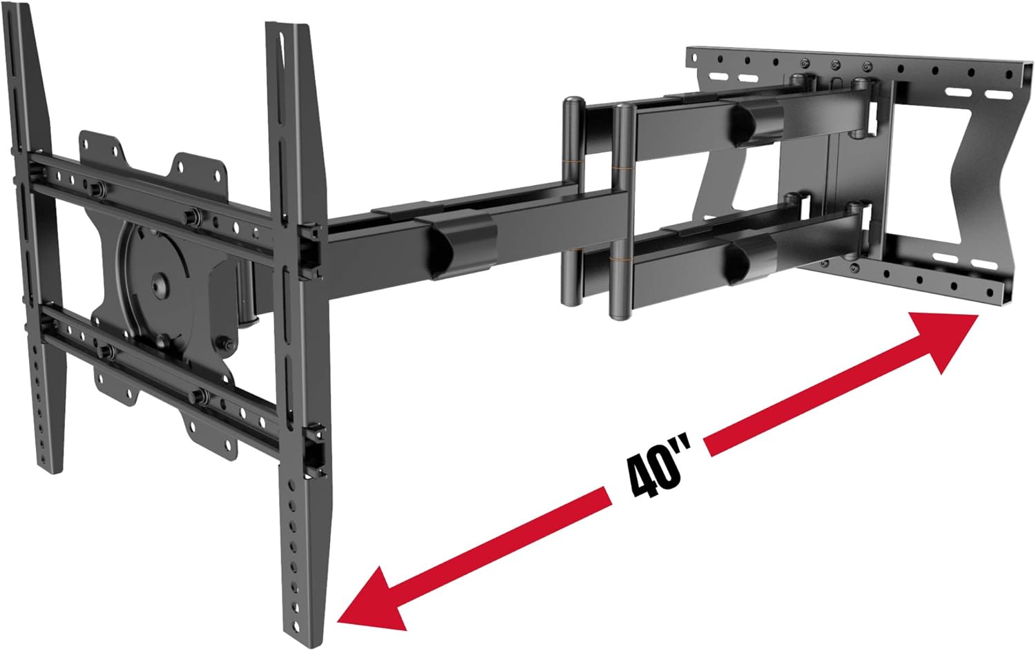 Physix 4100 Long arm TV Wall Mount for 32-85 inch Screens Extra Long Extension up to 40 inch Heavy-Duty TV Mount Holds up to 120 lbs Full-Motion