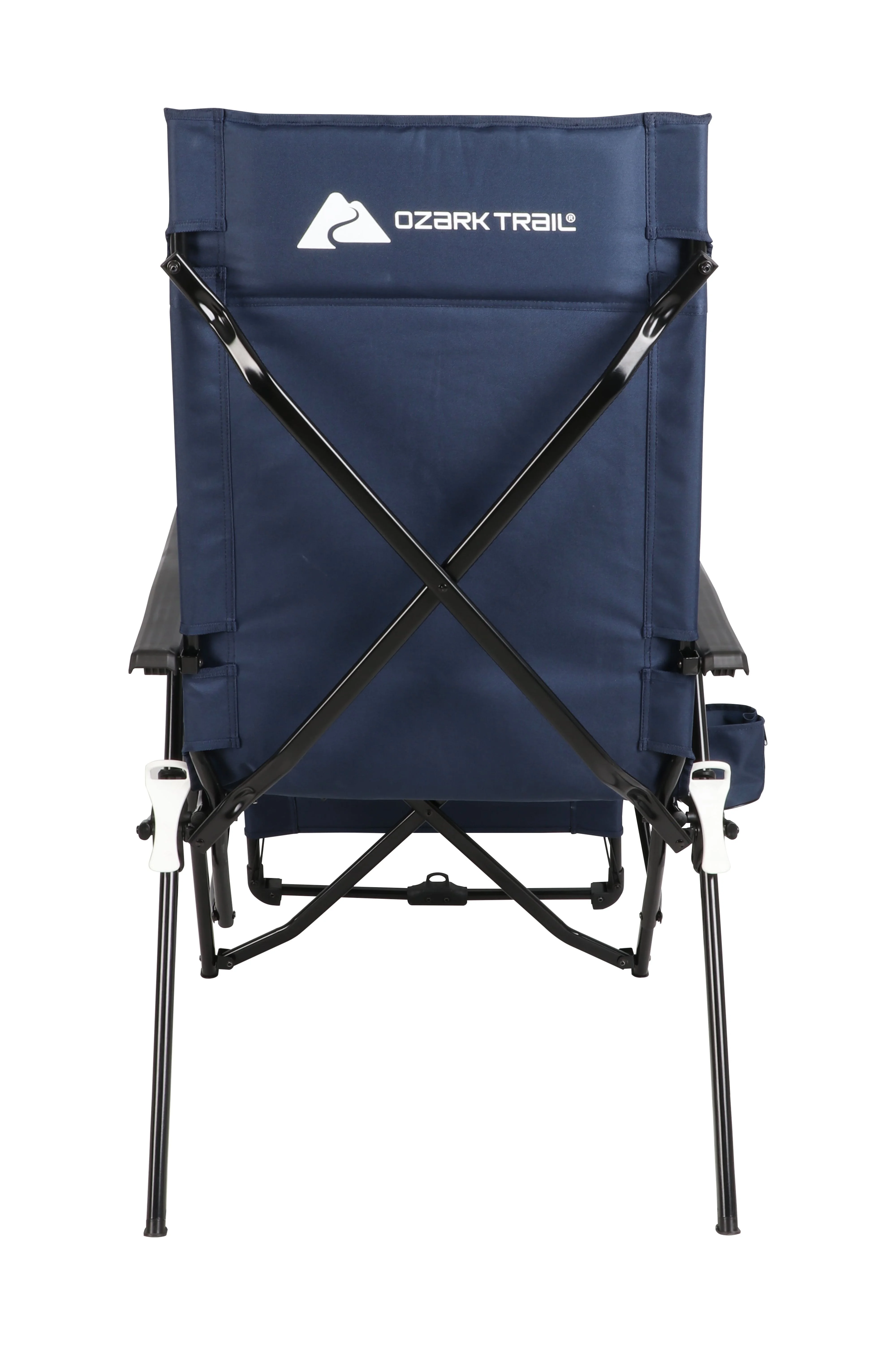 Ozark Trail Quad Zero Gravity Lounger Camping Chair, Blue, Adult, 20.3lbs