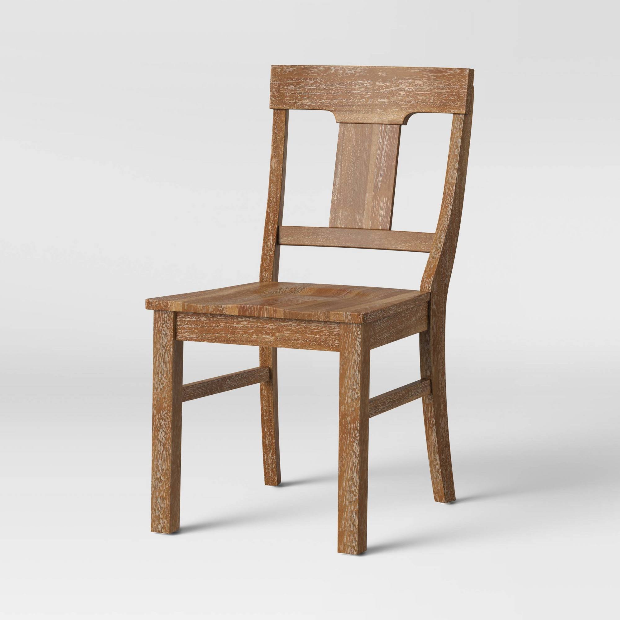 2pk Wheaton Rustic Dining Chair Brown - Threshold