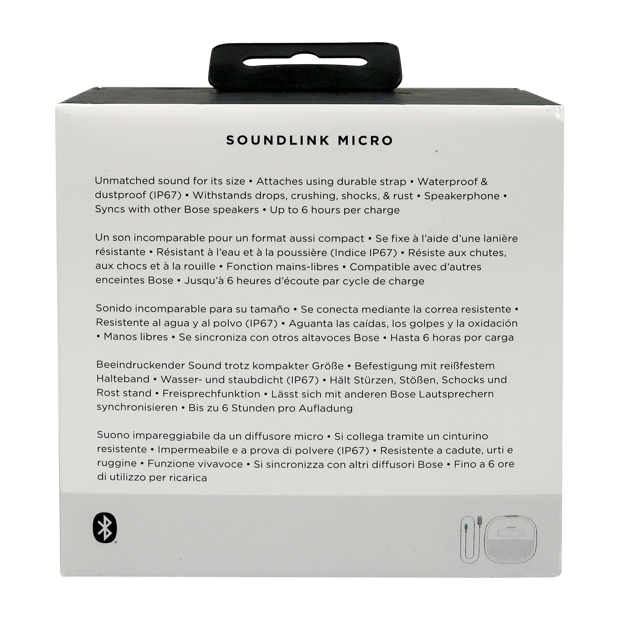 Soundlink Micro Bluetooth Speaker (Stone Blue) with Soft Pouch Bag