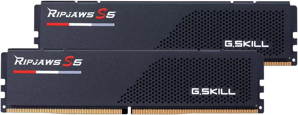 G.SKILL Ripjaws S5 Series (Intel XMP 3.0) DDR5 RAM 64GB (2x32GB) 6000MT/s CL36-36-36-96 1.35V Desktop Computer Memory UDIMM