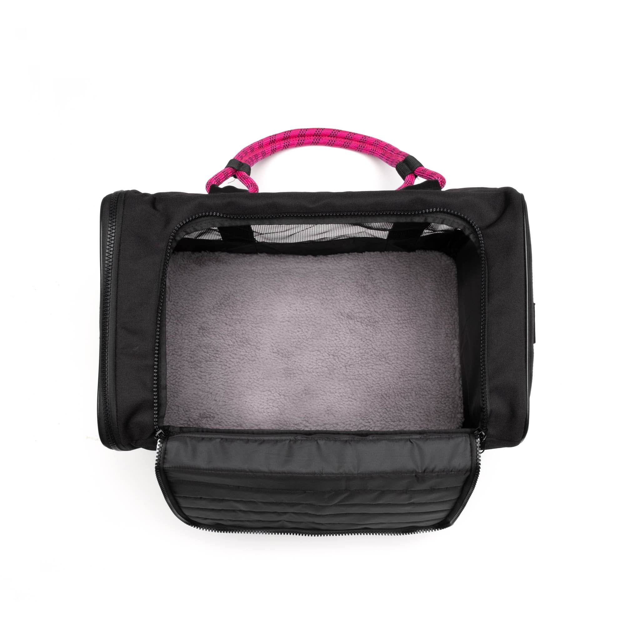 ROVERLUND Travel Airline-Approved Dog u0026 Cat Carrier, Camo/Magenta, Small