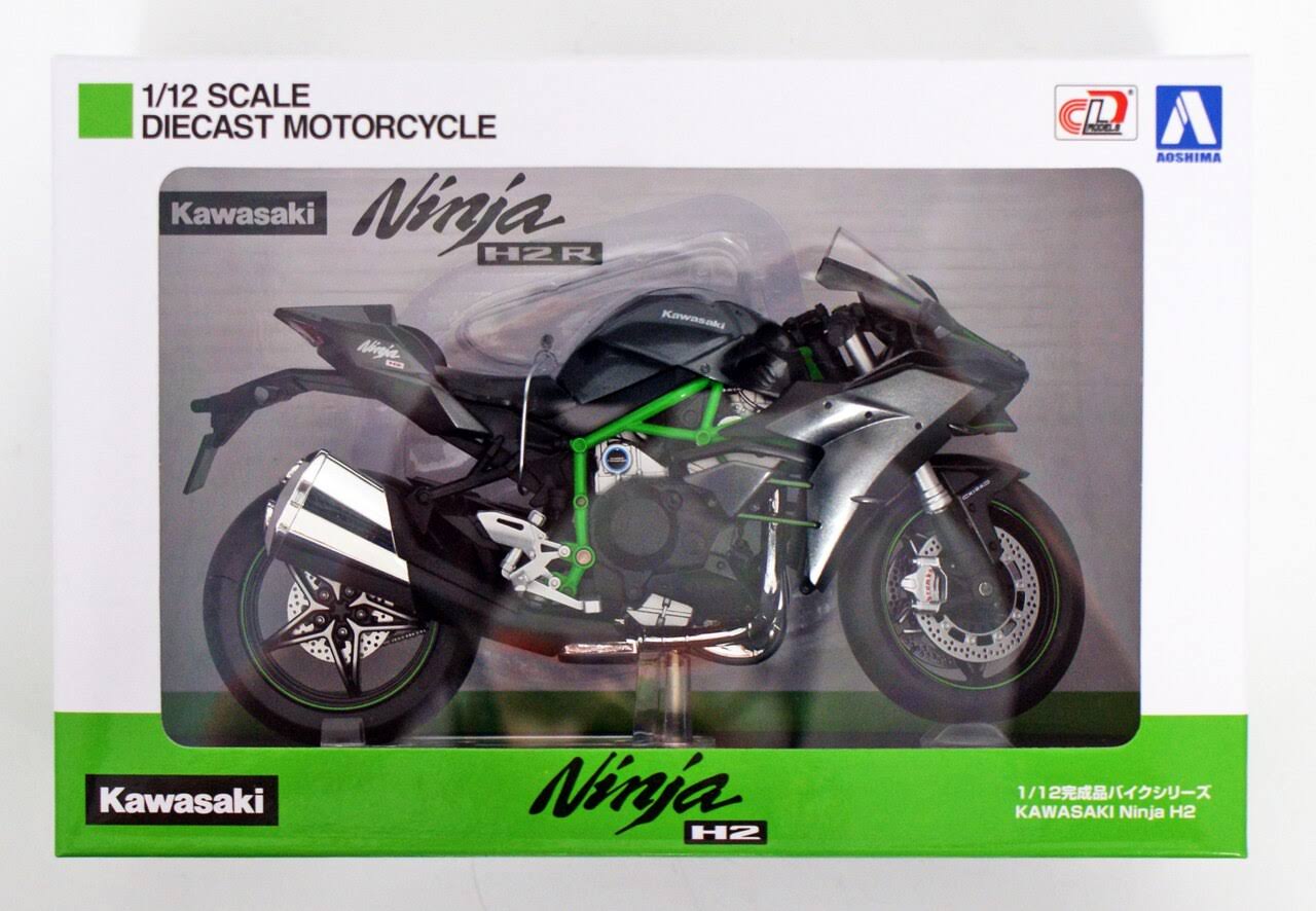 Aoshima Skynet 04569 Kawasaki Ninja H2 1/12 Scale Finished Model