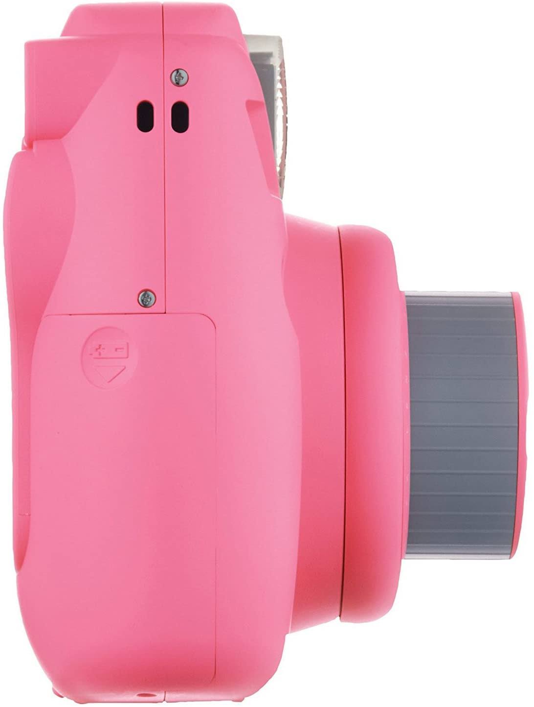 Fujifilm Instax Mini 9 Instant Film Camera - Flamingo Pink - includes Bundle with Case and Film
