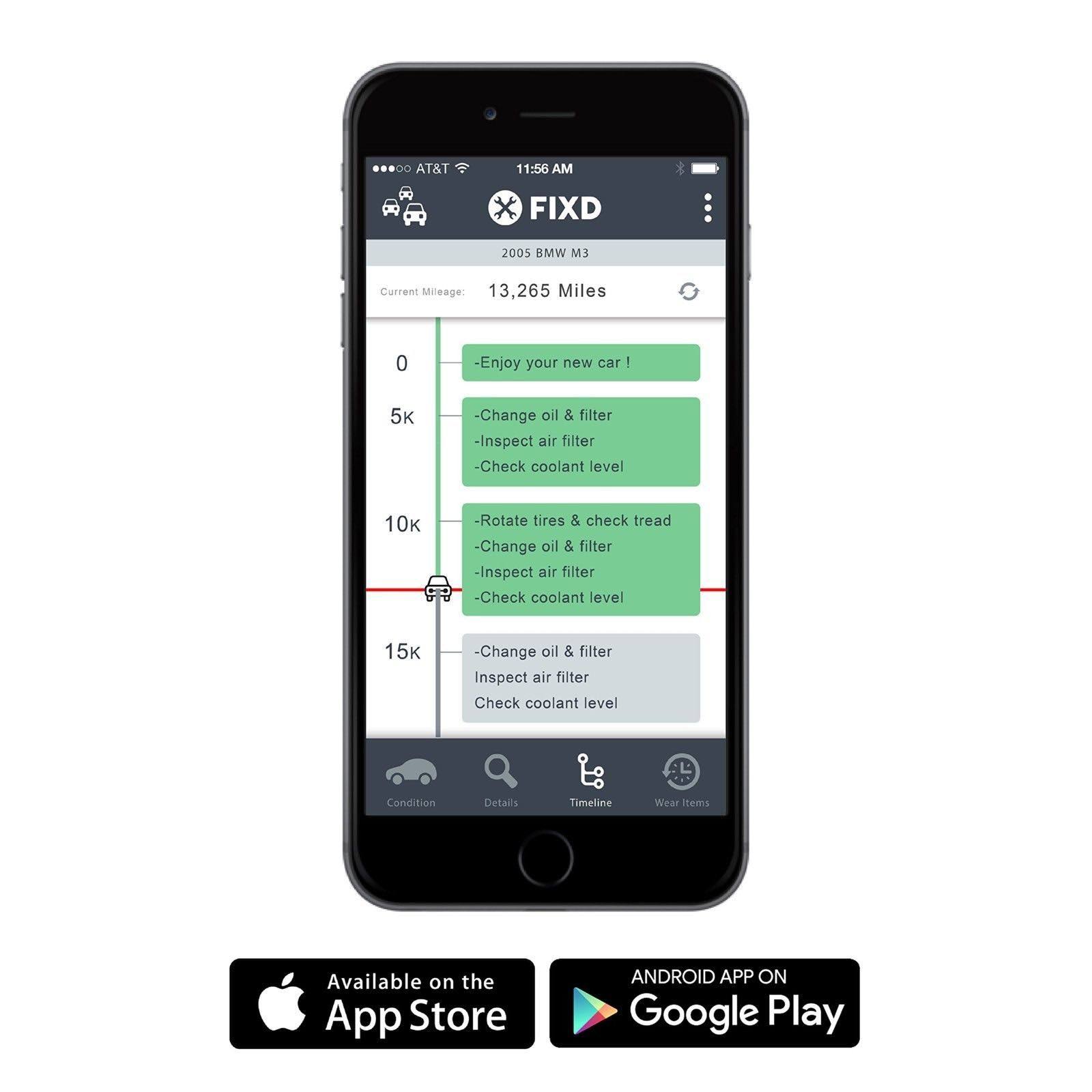 Fixd OBD II Active Car Health Monitor