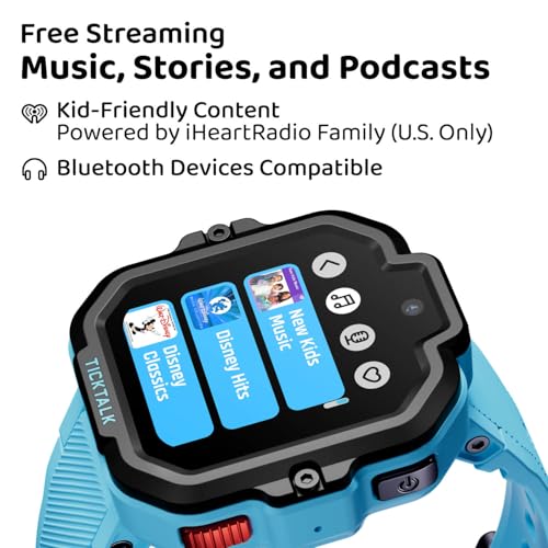 TickTalk5 - Kids Smart Watch with GPS Tracker, Video Calling, SOS, & Parental Controls | Smartwatch with Free Music, Texting, Kid Phone Call and Text