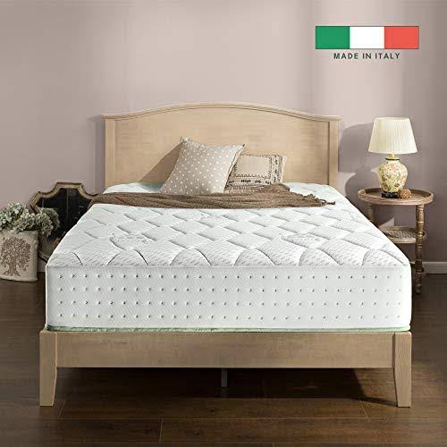Zinus Italian Made 12 Olive Oil Pocket Spring Hybrid Mattress, Full
