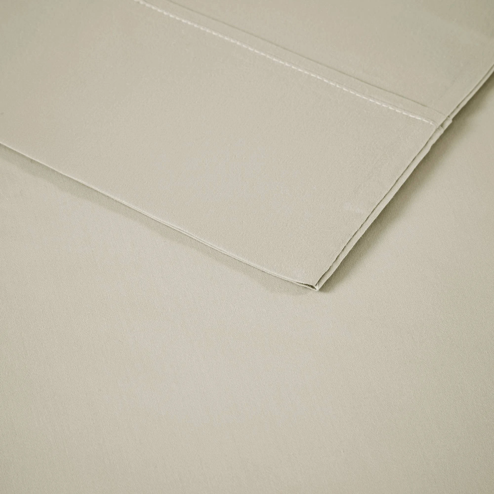Madison Park - 1500 Thread Count Cotton Rich Sheet Set - Ivory - Cal King