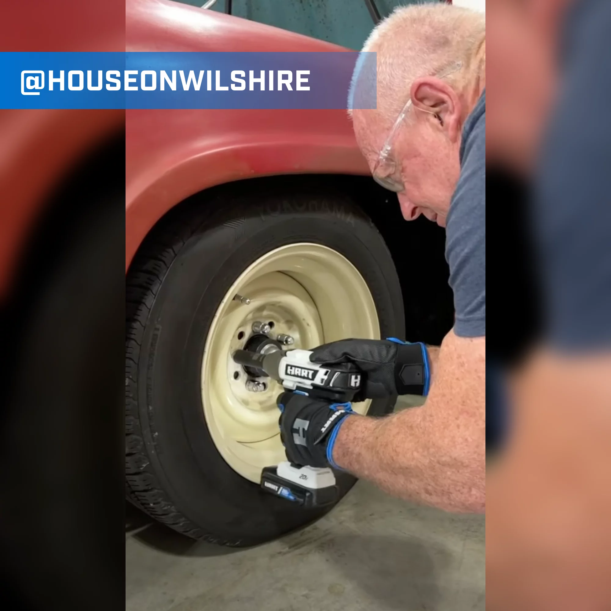 HART 20-Volt 1/2-inch Battery-Powered Impact Wrench (Battery Not Included)