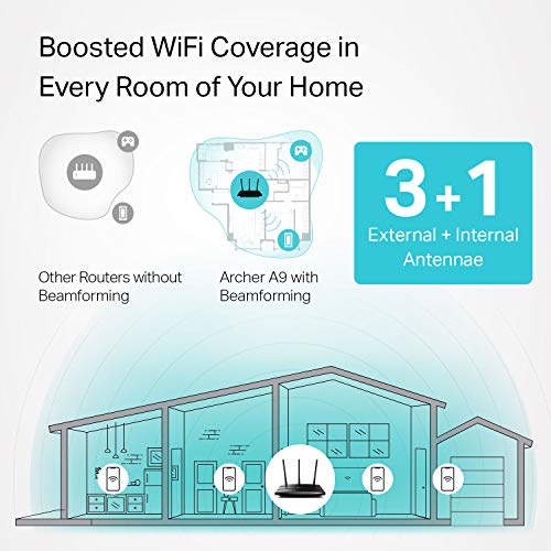 TP-Link Tri-Band BE9300 WiFi 7 Router (Archer BE550) - 6-Stream, Full 2.5G Ports w/ 6 Internal Antennas, Up to 2,000 Sq Ft