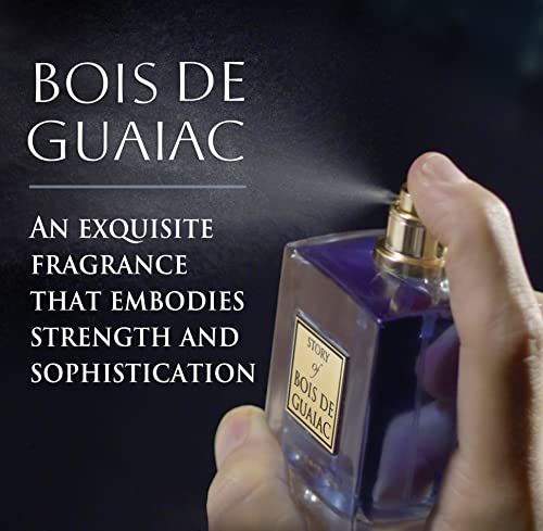 Prince Parfums Dubai - Story of Bois De Guaiac For Men - 3.4 Ounces - Extrait de Parfum - Exquisite Luxury Fragrance Exotic Woods, Amber