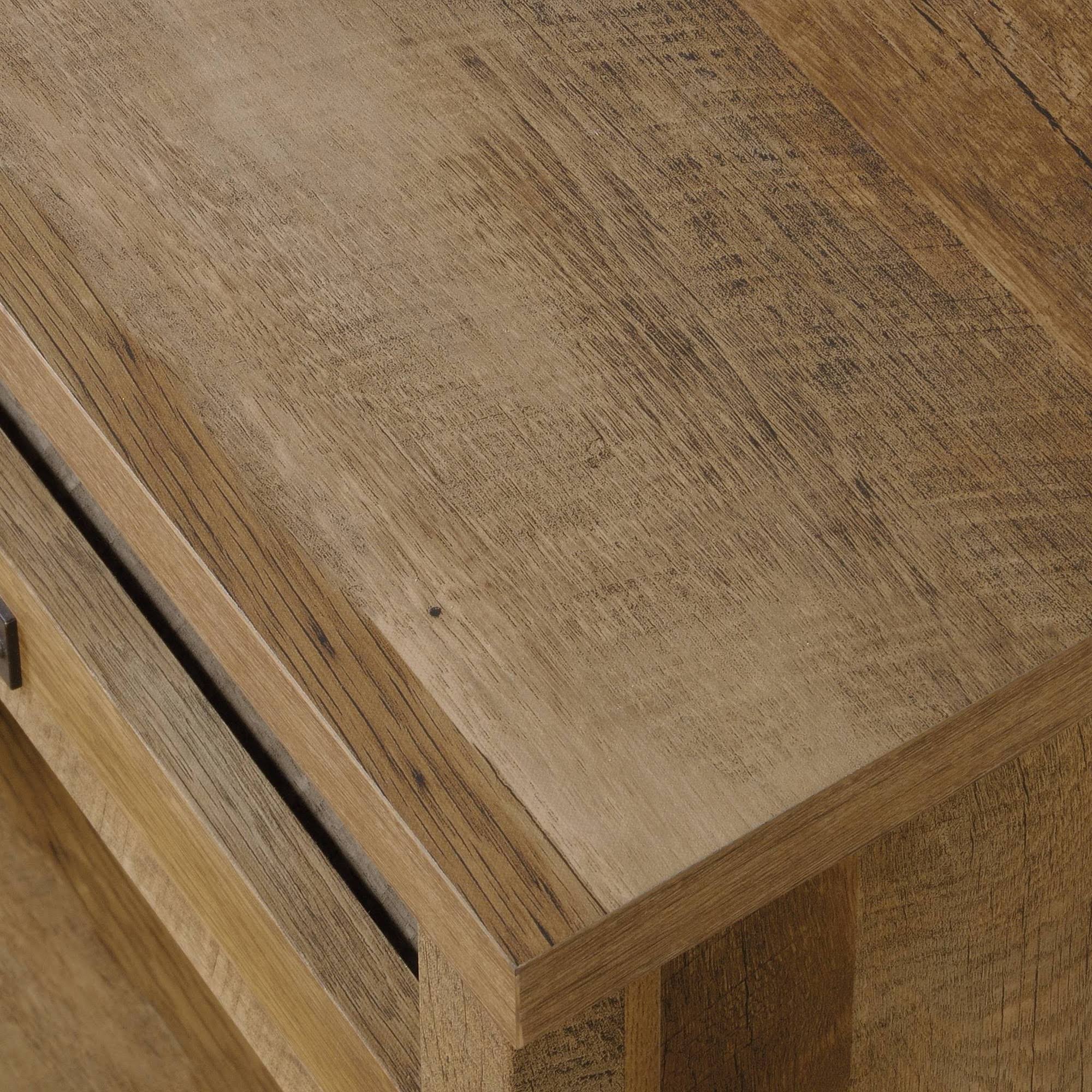 Sauder Adept Storage Credenza - Craftsman Oak