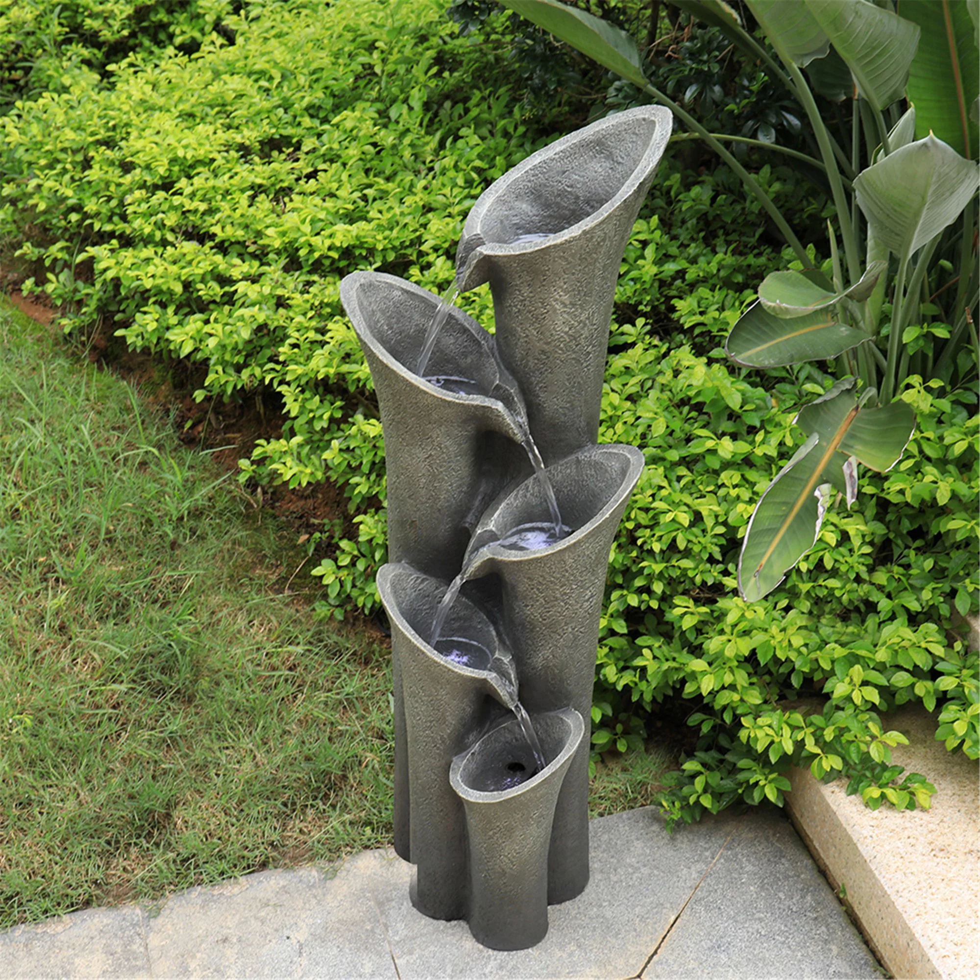 Genest Resin Fountain with LED Light - Radiant Selections
