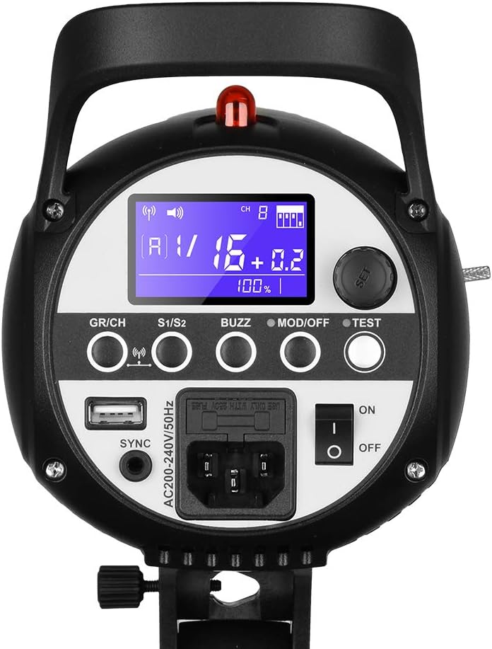Godox 2 Pack SK400II 800Ws Studio Strobe Flash Monolight Light Bowens Mount Kit for Studio Shooting