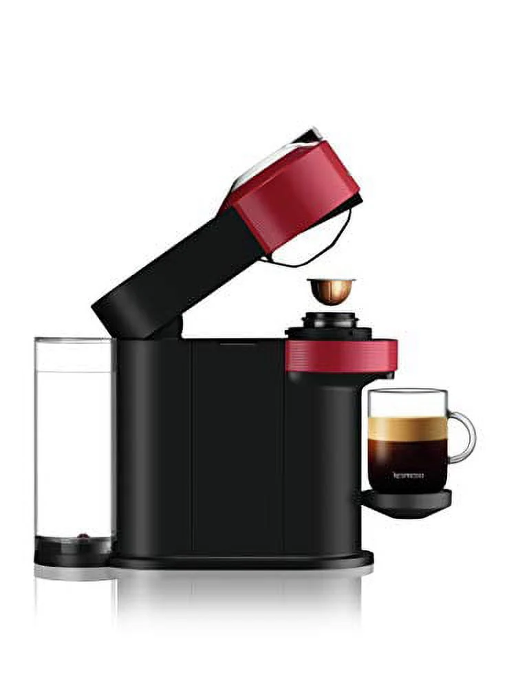 Breville Vertuo Next Coffee and Espresso Maker in Red plus Aeroccino3 Milk Frother in Black