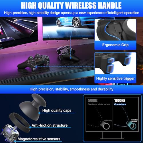 40000 Games in 1 Wireless Retro Game Console,Retro Game Stick,40000 Classic Games,50＋Mainstream Emulator,Built-in 256G TF Card,4K HDMI Output