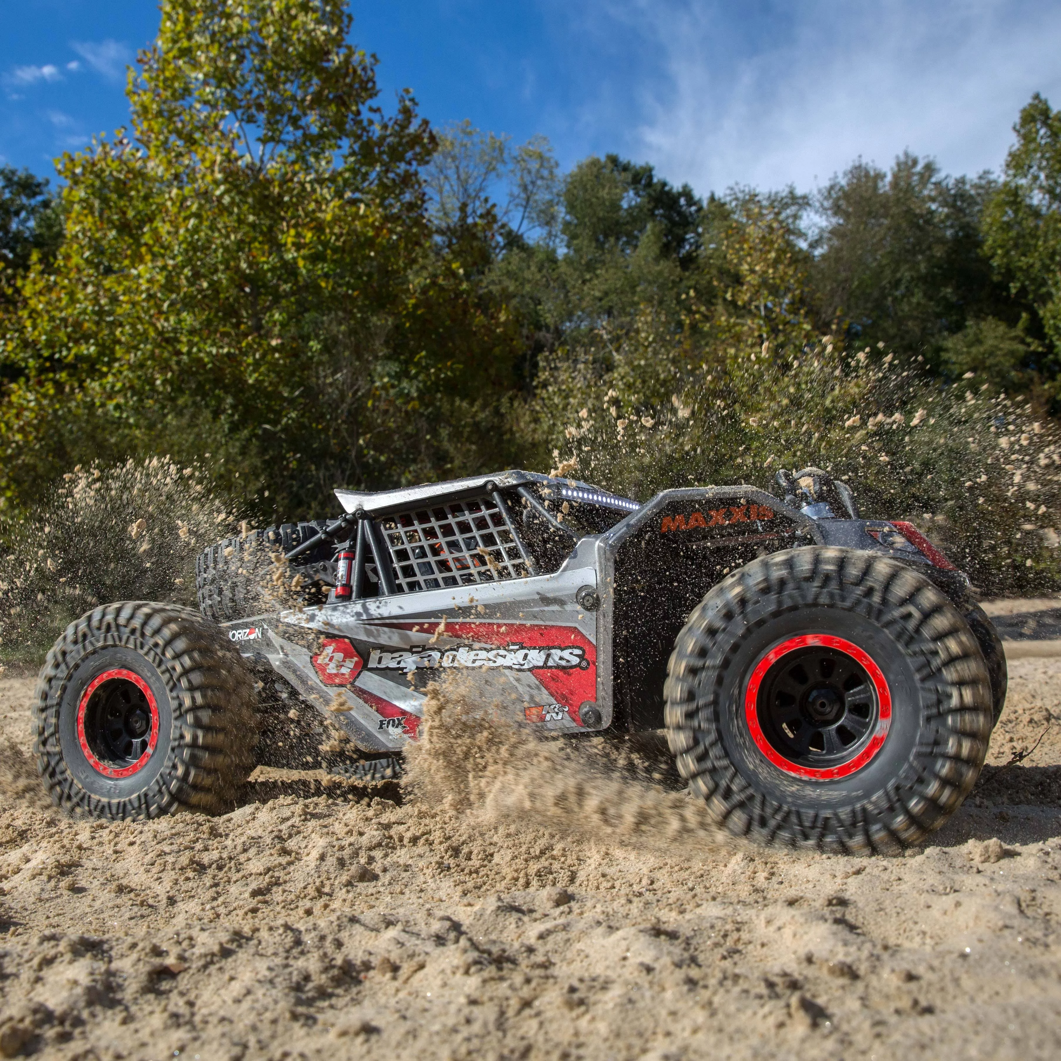 Losi RC Truck 1/6 Super Rock Rey V2 4 Wheel Drive Brushless Rock Racer RTR Battery and Charger Not Included Gray LOS05016V2T2 Cars Electric Kit Other