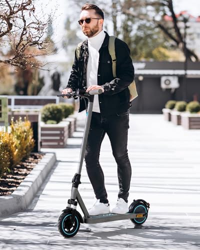 Electric Scooter for Adults, Powerful 500W/1500W Peak Motor, 8.5"/10" Tires, Max 21/28/35 Miles Long Range, Top Speed 19/21/25 MPH, APP