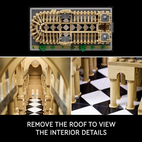 LEGO Architecture Notre-Dame de Paris Replica, Architectural Model Kit, Collectible Building Set for Adults, Build and Display Souvenir