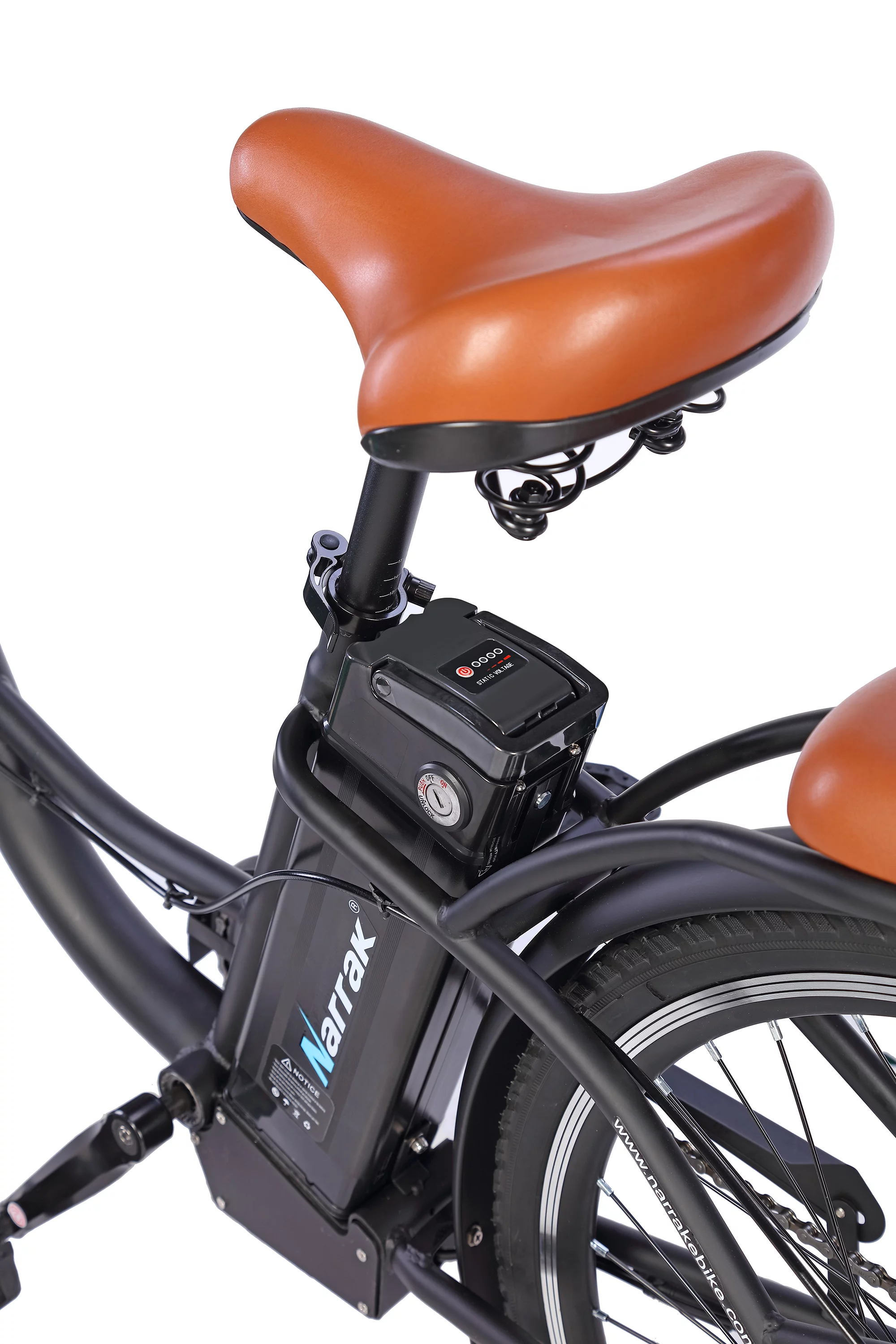 Narrak 350W 36V 10Ah 26" Step-Thru Electric Bicycle City E-Bike Mountain Bikes Up to 30 Miles Removable Battery