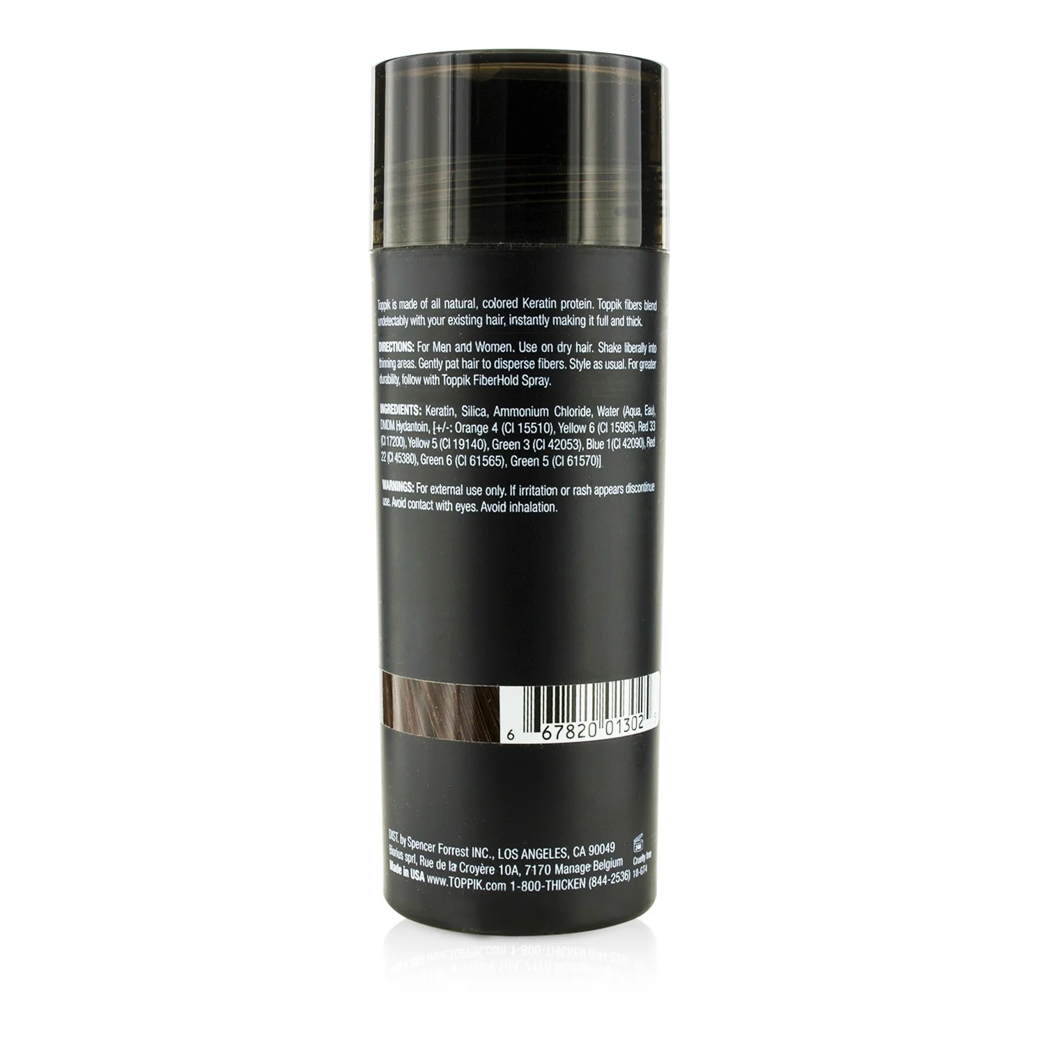 Toppik Hair Building Fibers - # Dark Brown  27.5g/0.97oz