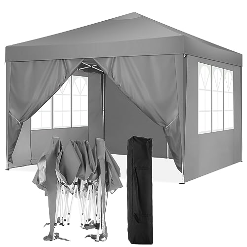 COBIZI Canopy 10x20 Pop Up Canopy Tent with 6 Sidewalls Party Tents for Parties Weddings Backyard Waterproof Canopy Outdoor Commercial Canopy Event