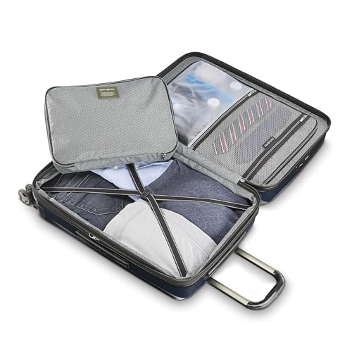 Samsonite Carry-On Pro Front Pocket Hardside Expandable 21-Inch Octiv Luggage: Durable & Impact Resistant, 360° Aero Trac Spinner Wheels