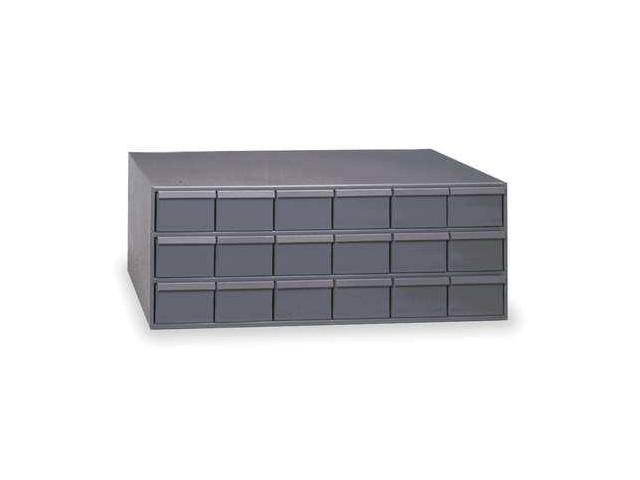 Durham 035-95 Drawer Bin Cabinet, 17-1/4 in. D, Gray