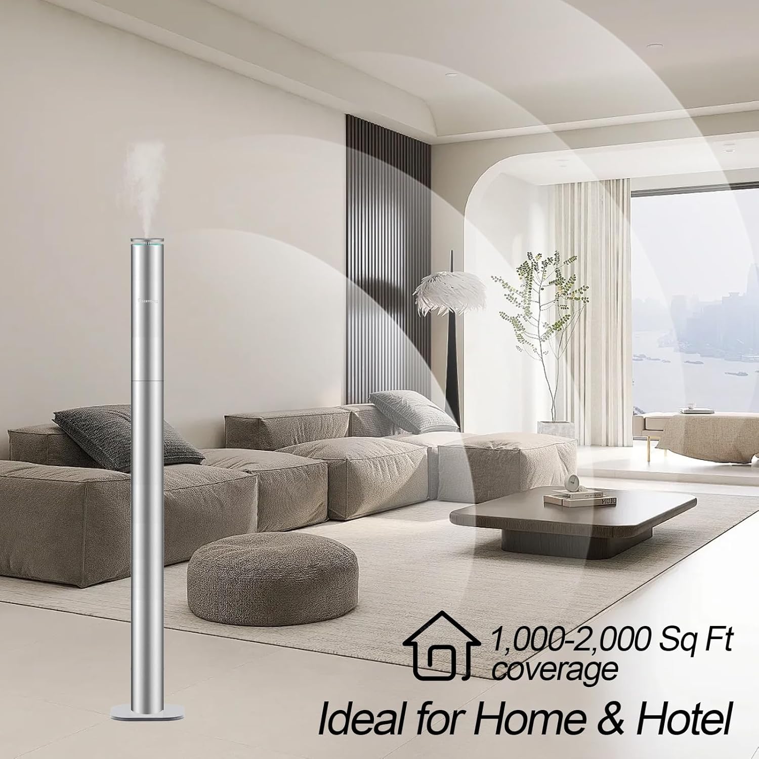 2024 New Smart Bluetooth Luxury Large Height Scent Diffuser for Wholse House,Scent Air Machine for Home,Super Quite,APP Control
