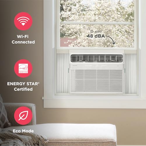 Frigidaire 24,000 BTU Smart Inverter Window Air Conditioner with Wi-Fi and Energy Star Certification, Cools Up to 1,020 Sq. Ft.