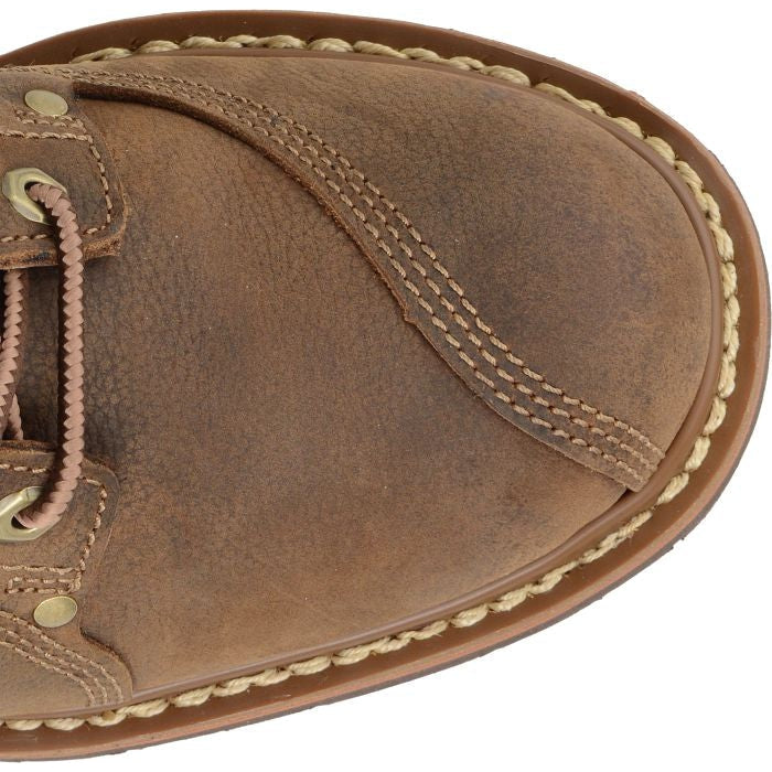 Carolina Men’s Linesman 10″ Soft Toe WP Slip Resist Work Boot -Brown- CA904