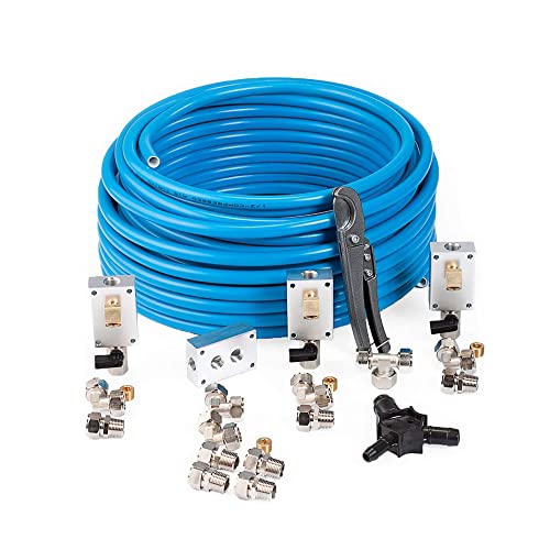 MaxLine Semi Flexible Compressed Air Tubing Accessories Master Kit - Smart Home Appliances