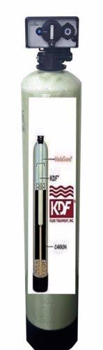 Premier Whole House Water Filter System KDF55/GAC Backwash Valve Made in USA, White
