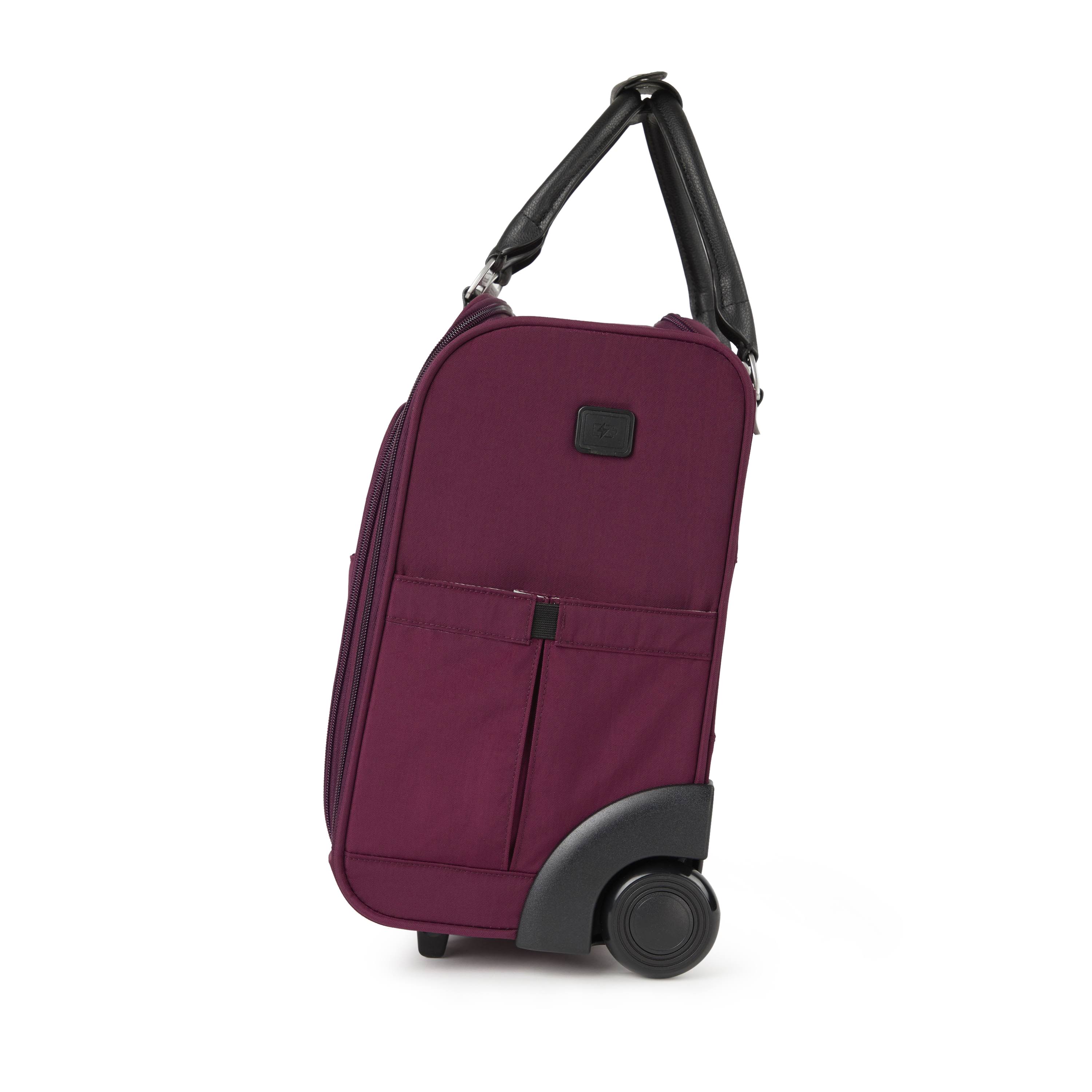 Baggallini 2 Wheel Under Seater Carry-On - Eggplant