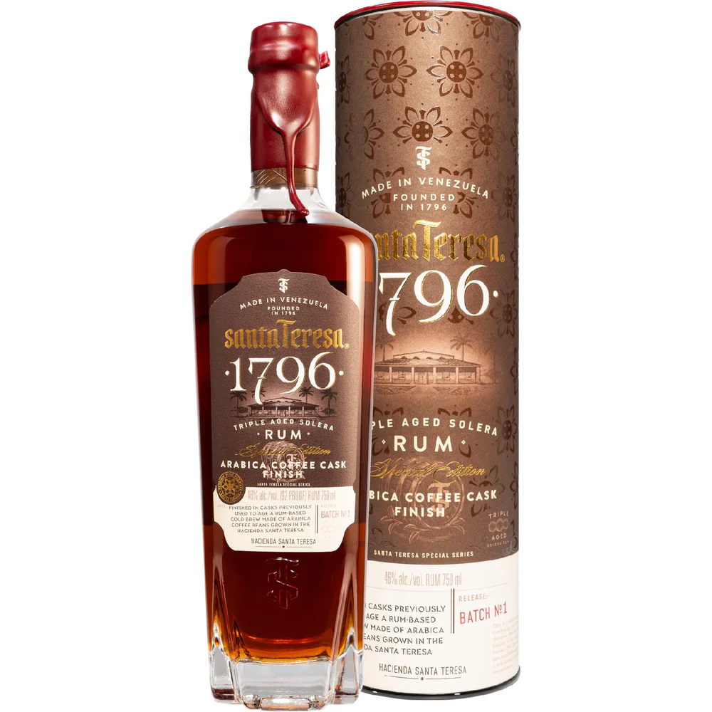 Santa Teresa Dark Rum 1796 Triple Aged Solera Special Edition Arabica Coffee Cask Finish - Nestor Liquor