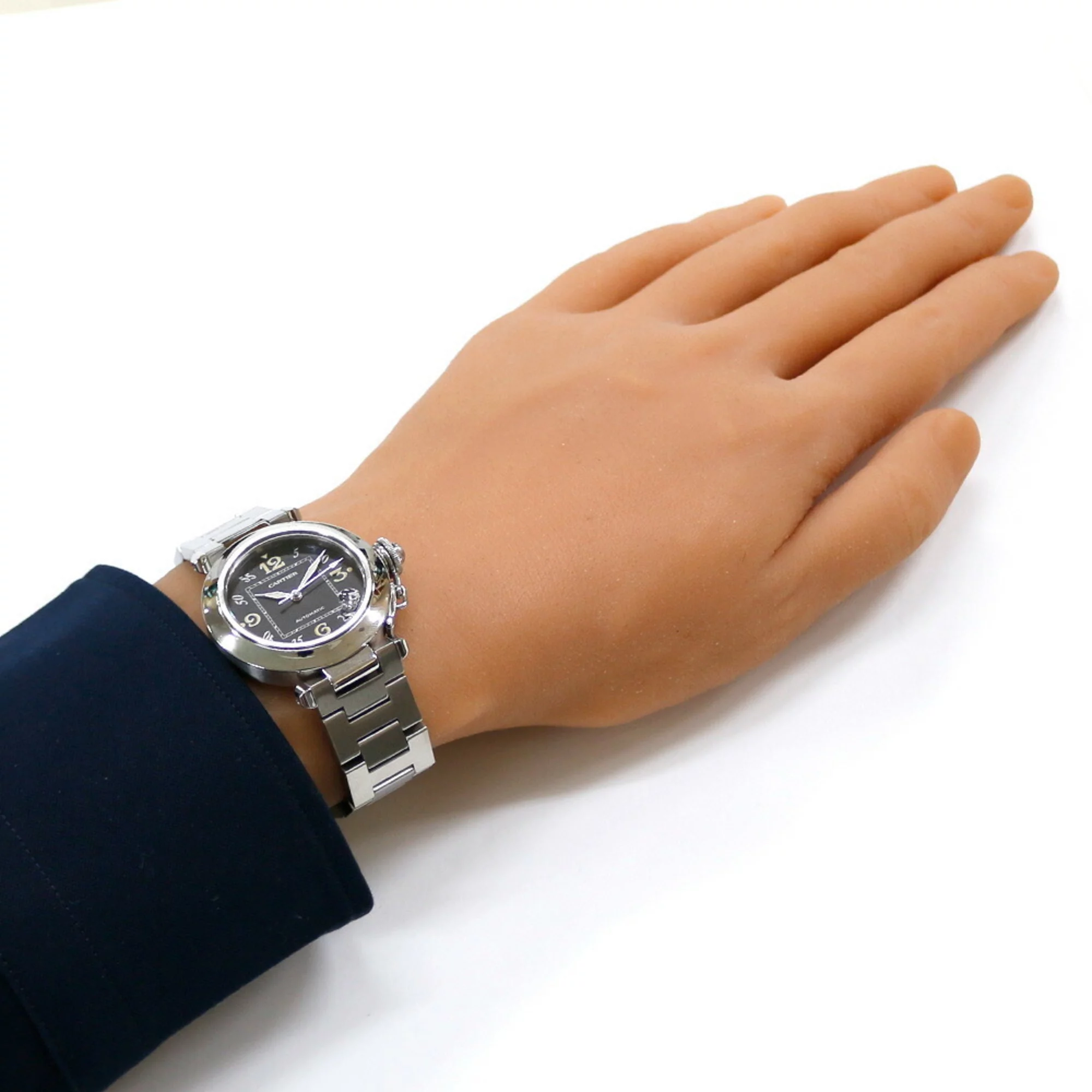 Pre-Owned Cartier CARTIER Pasha C watch stainless steel 2324 unisex (Good)