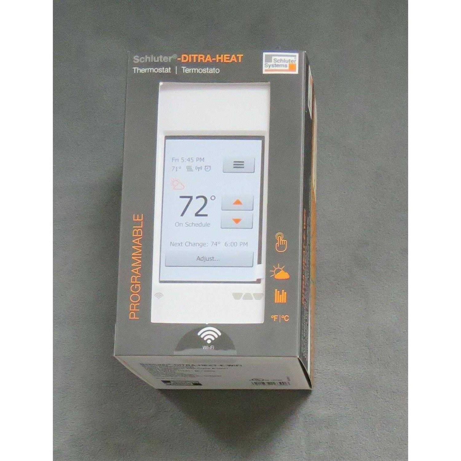 Schluter DITRA-HEAT-E WiFi Programmable Thermostat - Shop Hardware Tools Online Store