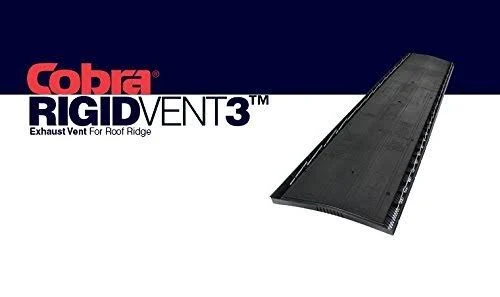 GAF 5025826 0.875 x 11.5 in. x 4 ft. L Cobra Black Plastic Roof Vent Case - Pack of 10