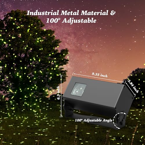 AIRIVO Outdoor Laser Lights Projector, 5 Color Motion Firefly Lights Star Show Projection Light