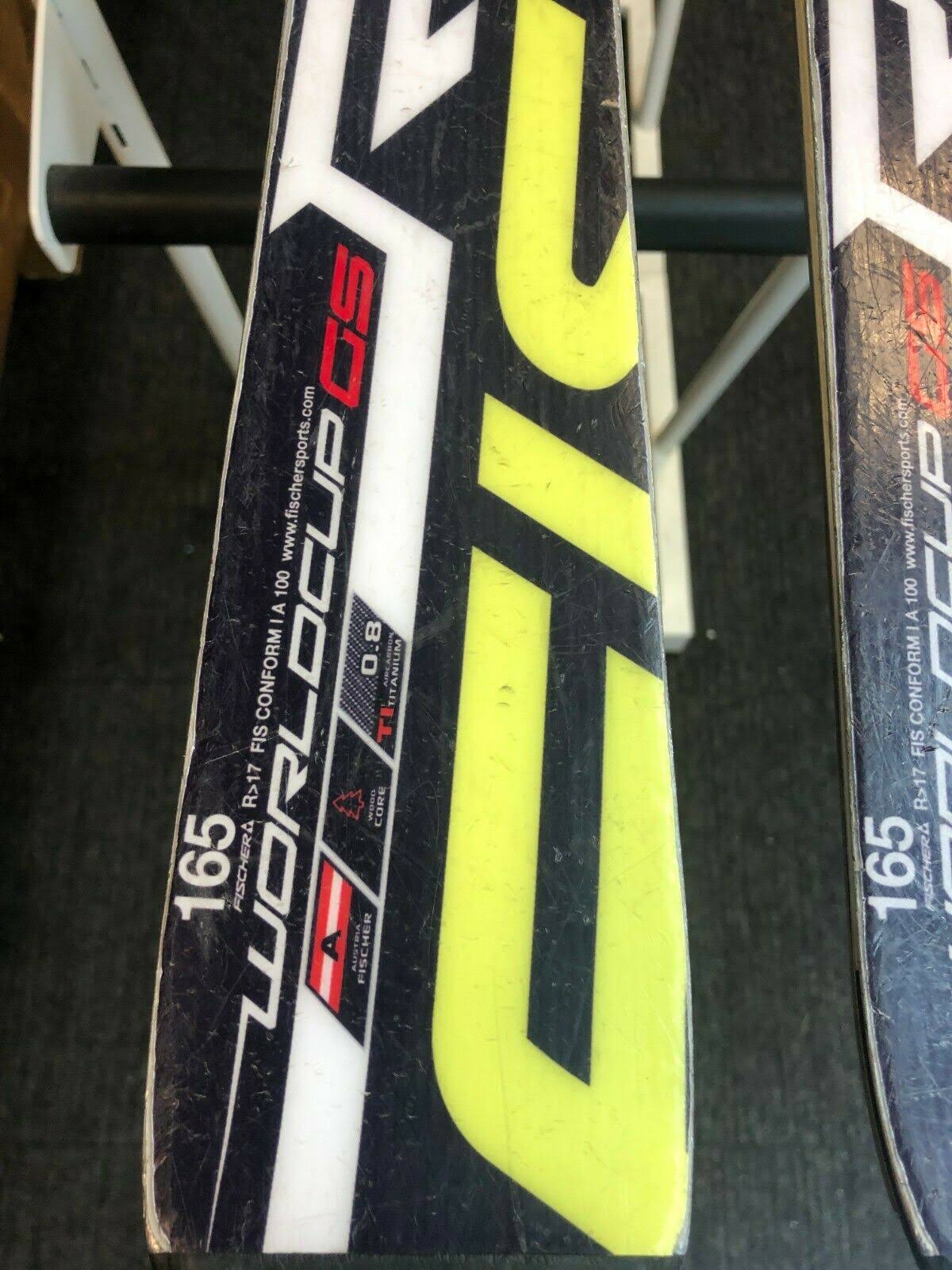 Fischer RC4 World Cup GS 165 cm Ski + Fischer 11 Bindings Winter Sport Fun Snow