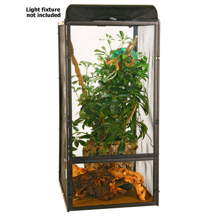Zoo Med ReptiBreeze Open Air Screen Cage 24 x 24 x 48-Inches