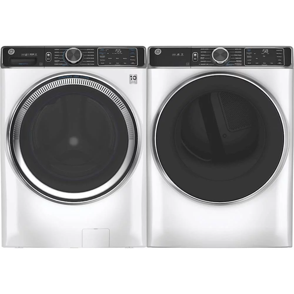 GE® 7.8 cu. ft. Capacity Smart Front Load Gas Dryer with Steam and Sanitize Cycle