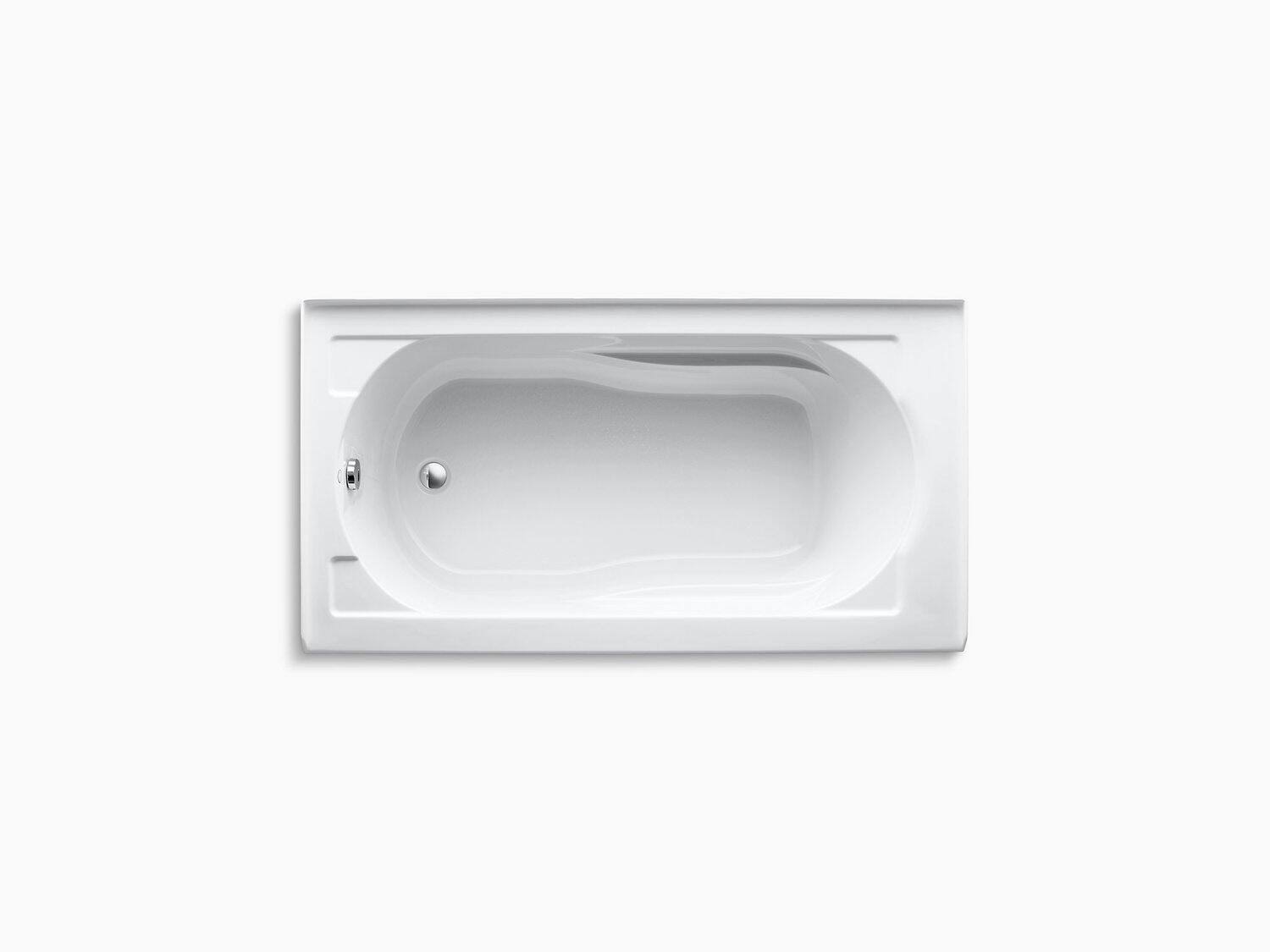 Kohler K-1184-LA Devonshire 60x22 x 32x22 Alcove Soaking Bathtub - Dune