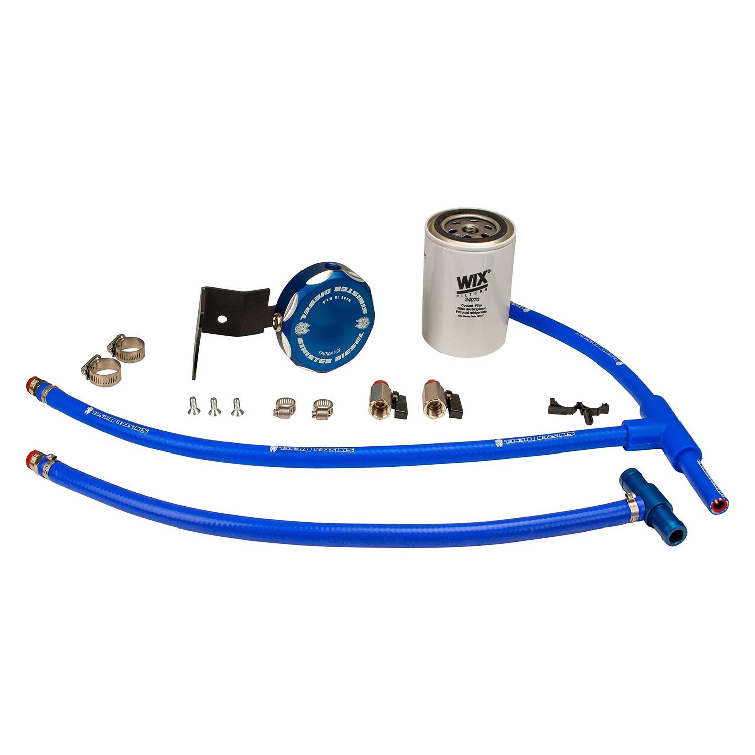 Sinister Diesel Coolant Filtration System 03-07 Ford 6.0L Powerstroke - Shop Hardware Tools Online Store